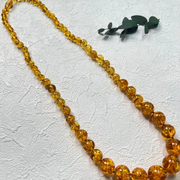 非金属树脂项链 【六六中古】孤品复古项链aw7554链长68cm