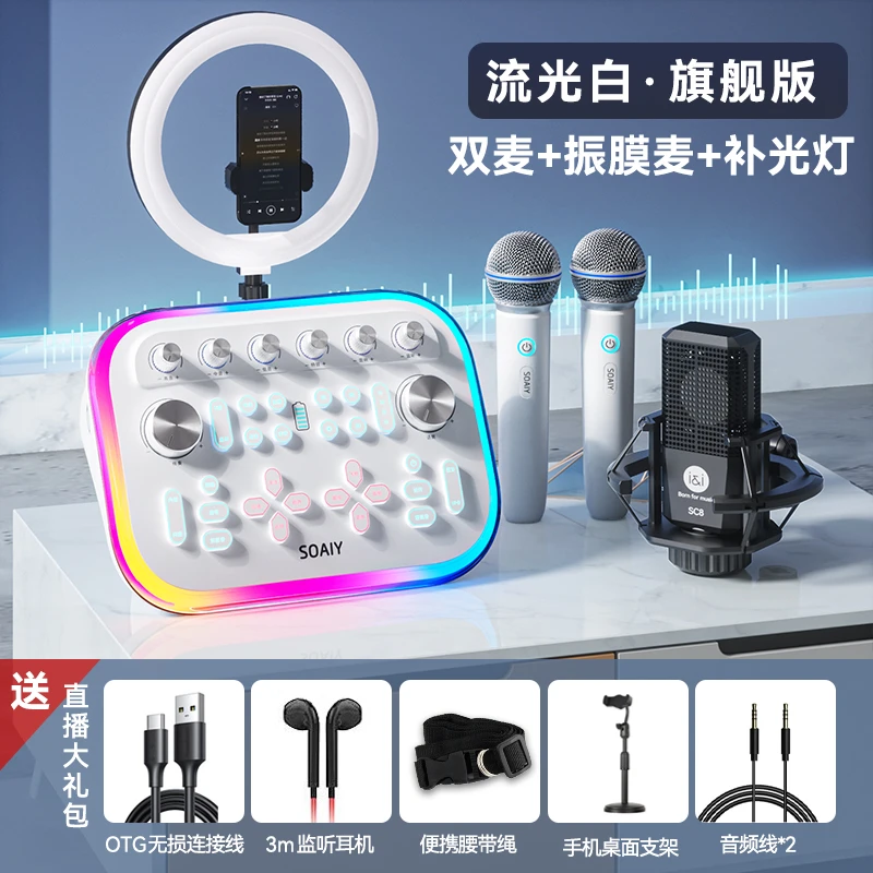 索爱SG20直播专用声卡音响设备一体机手机电脑网红主播唱歌话筒