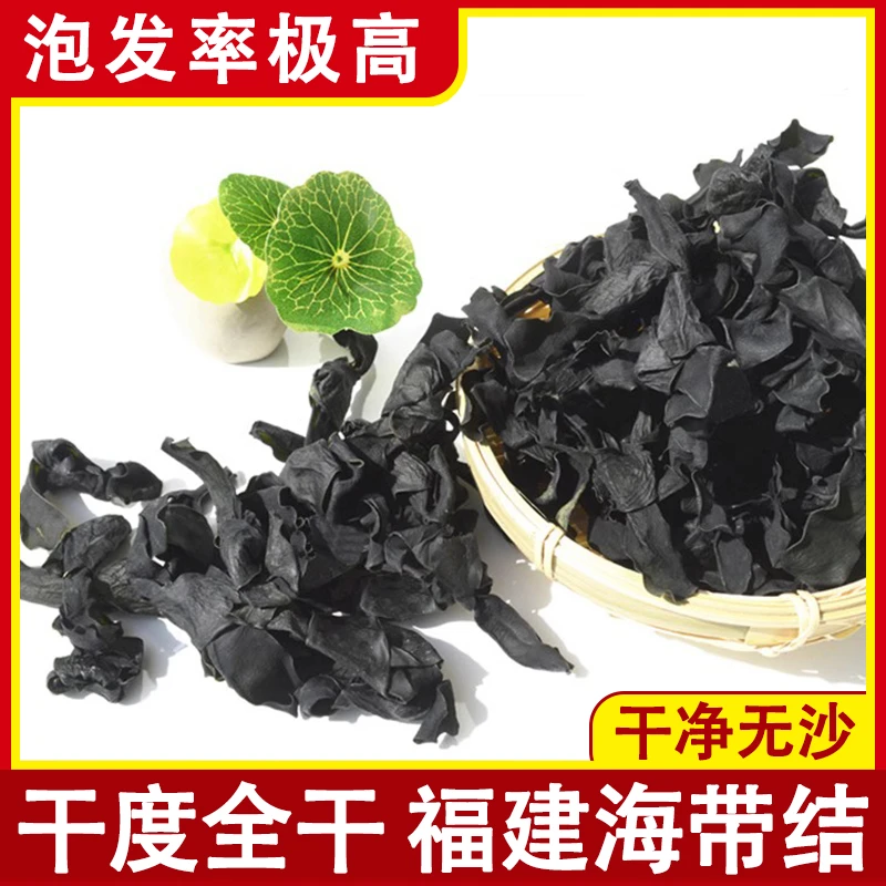 烘干干海带扣海带结干货福建无沙小扣厚海带头片50g霞浦干货特产