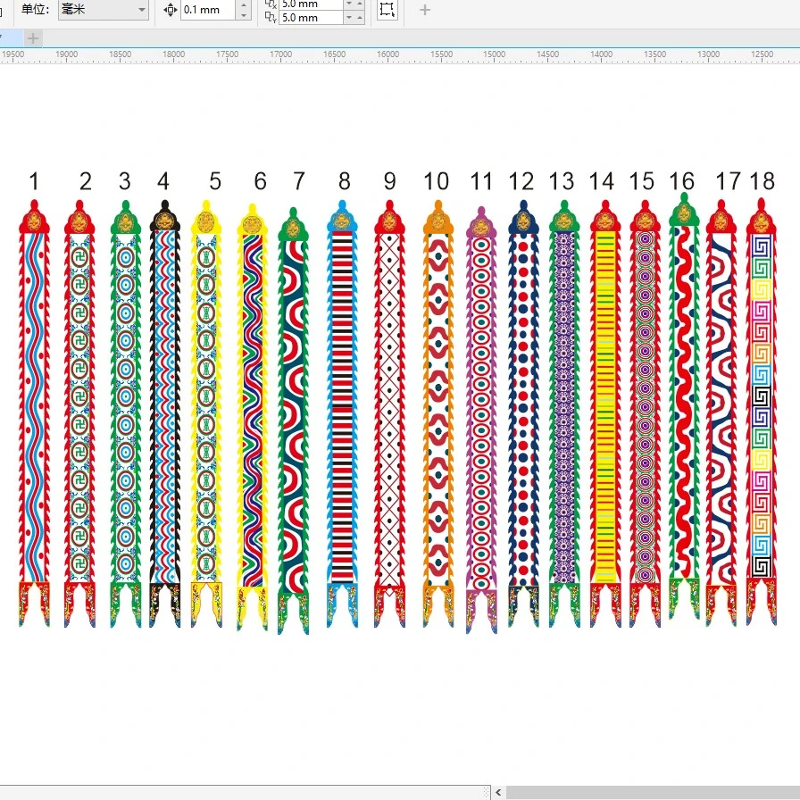 长幡花幡彩幡挂幡彩色五彩支持定制坛场挂帘坛场会场法场用幡