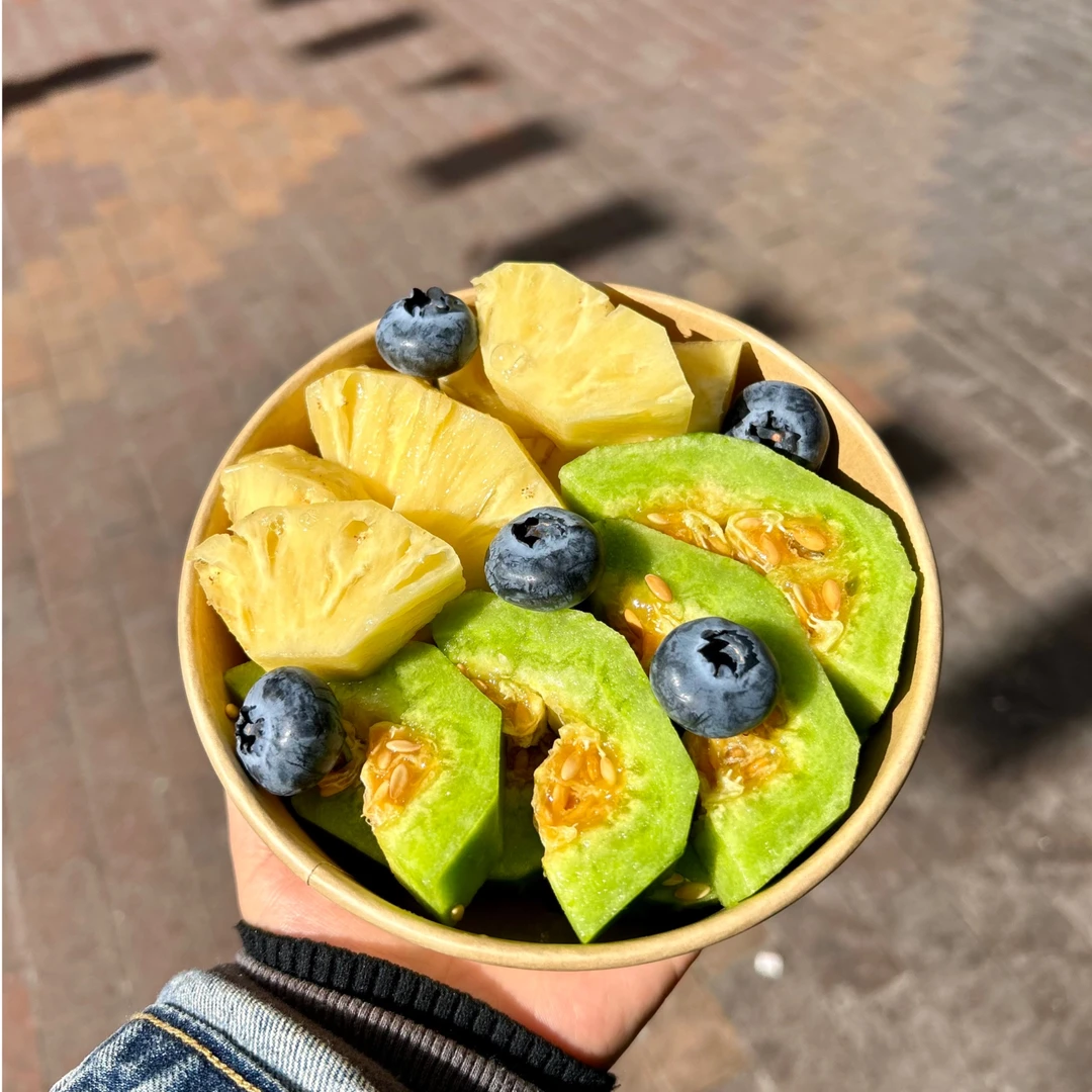 凤梨羊角蜜双拼26.8/份 约1000g鲜果切小时达