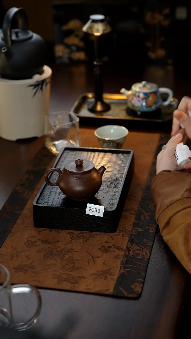 【闪购商品】雲梦茶器紫陶小壶9033