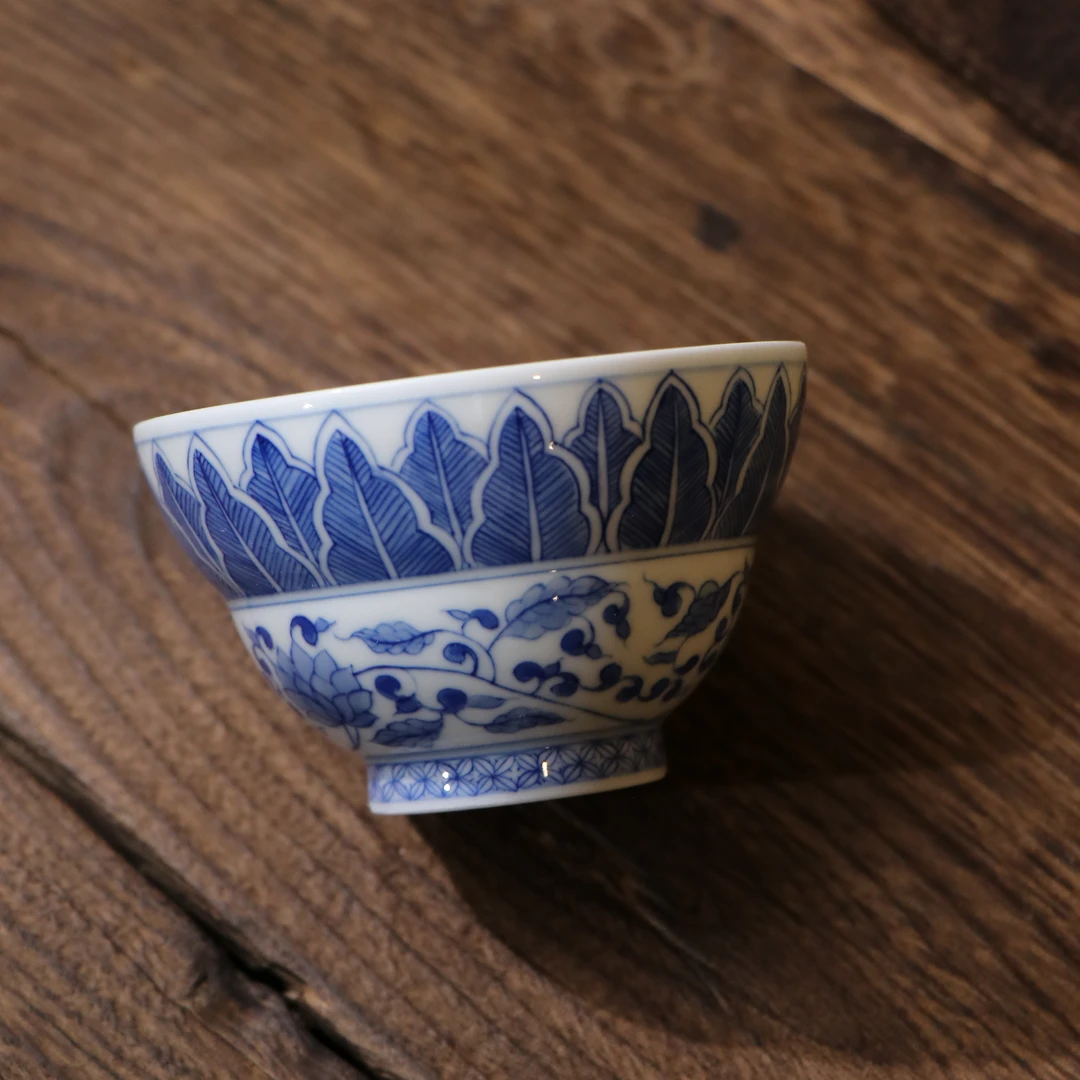 【雲梦】月造见物-芭蕉叶折腰杯(YZJW00068)