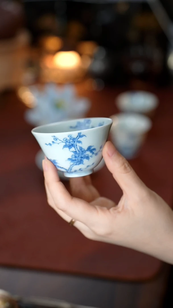 【闪购商品】雲梦茶器梅花品茗杯