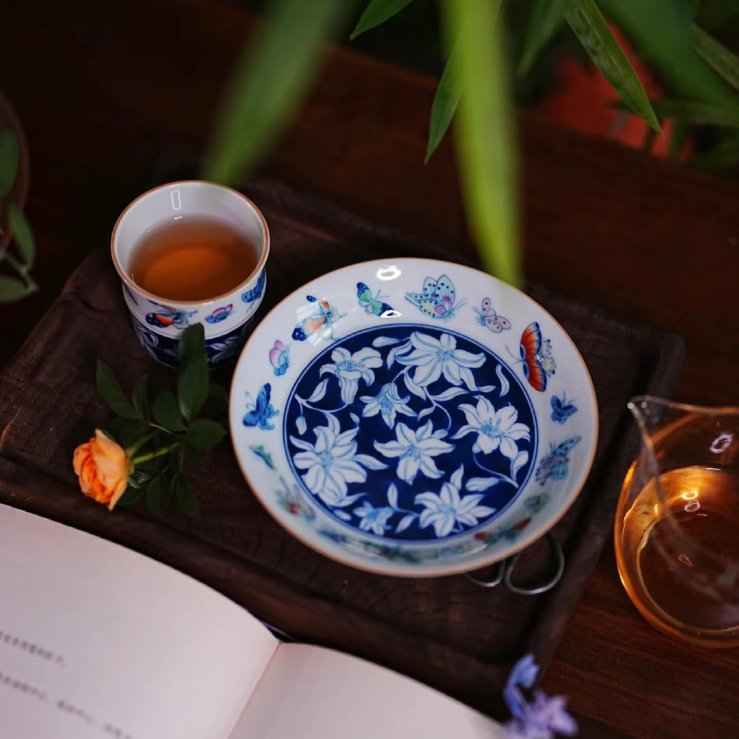 【雲梦】卓君-百合蛱蝶壶承（ZJ00026）