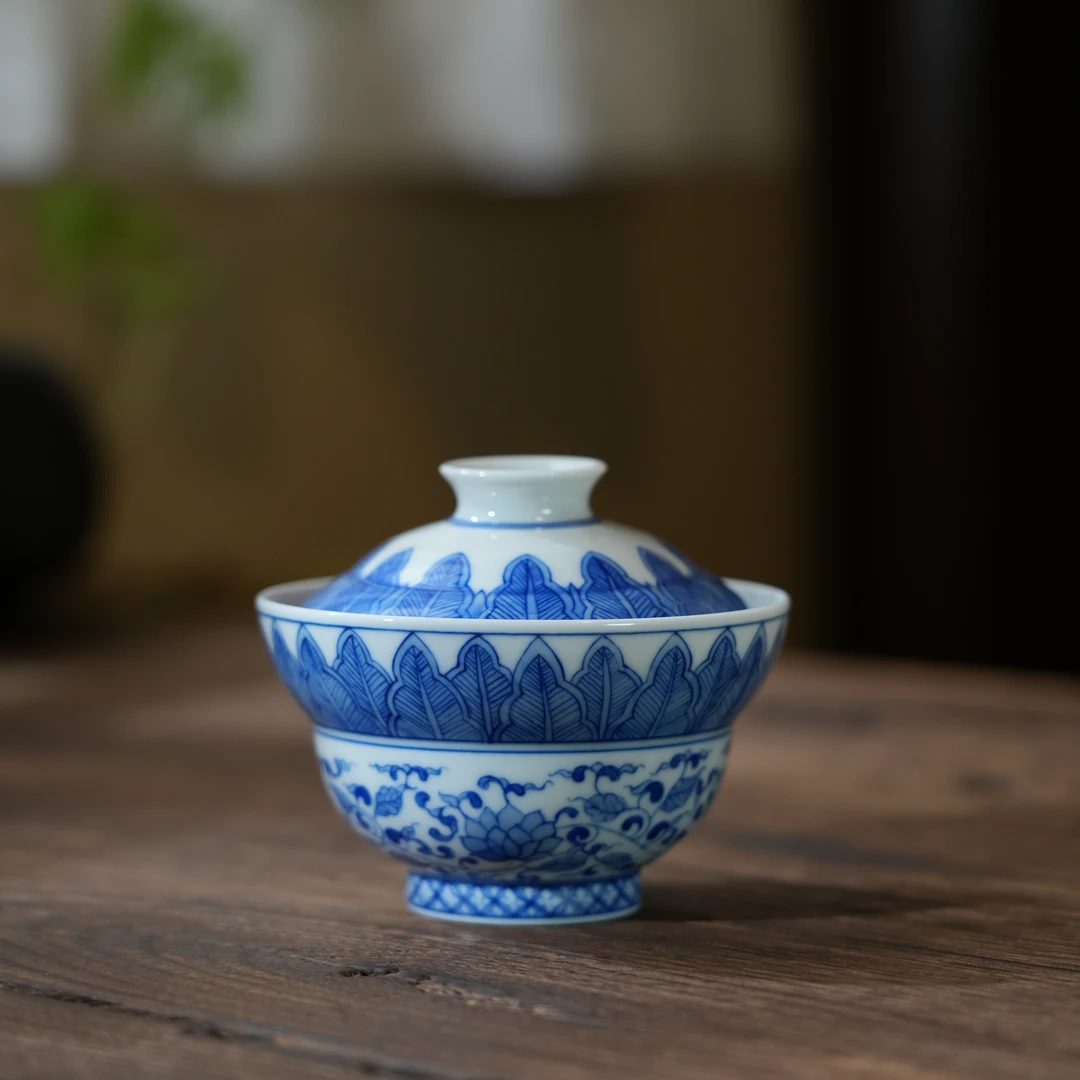 【雲梦】月造见物-芭蕉葫芦盖碗(YZJW00069)