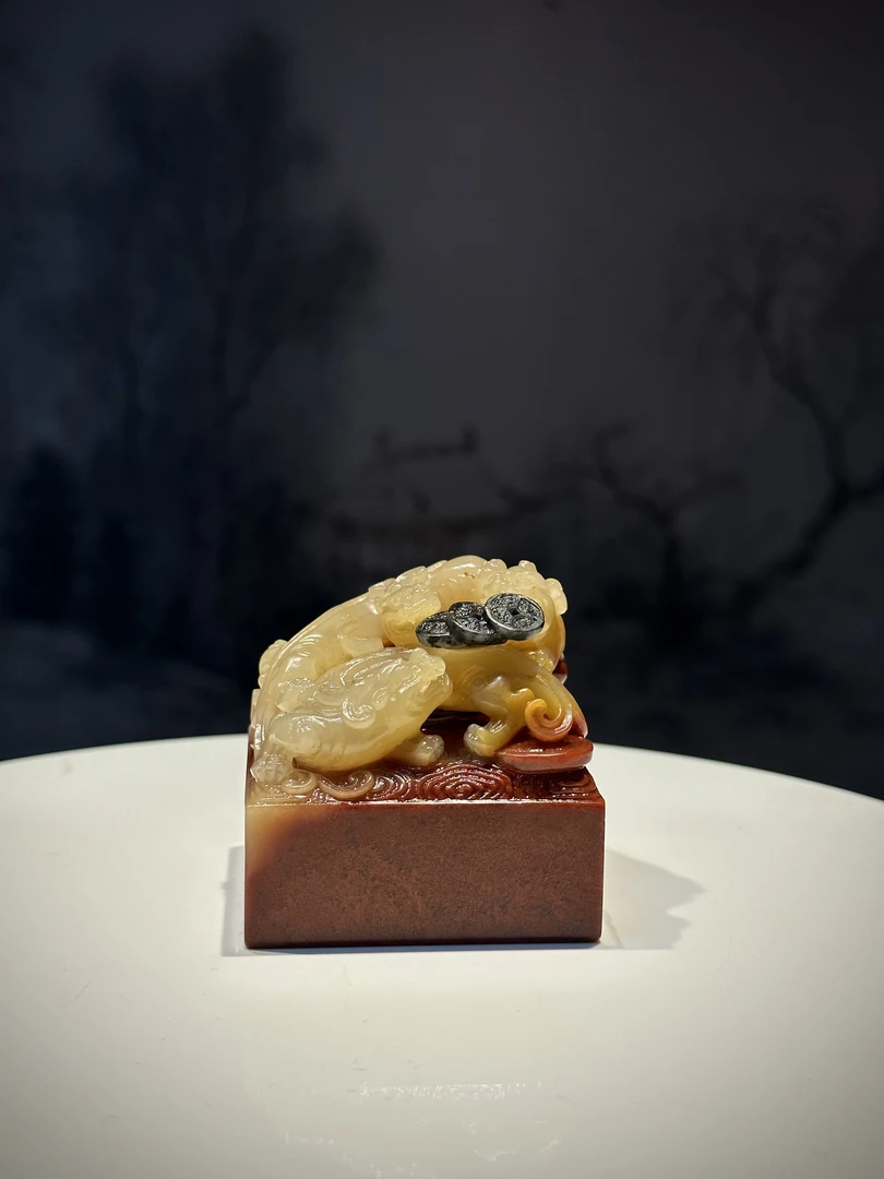 高山石-瑞兽祥云