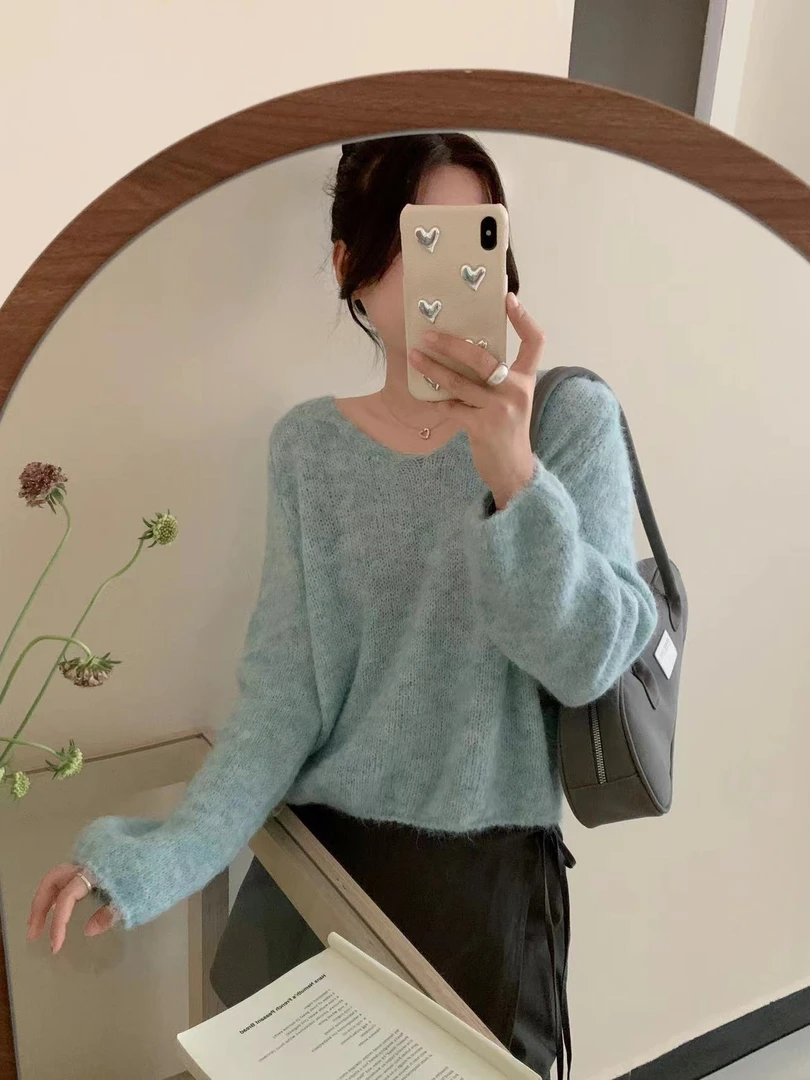 【咩咩201-300】时尚秋冬针织百搭毛衣