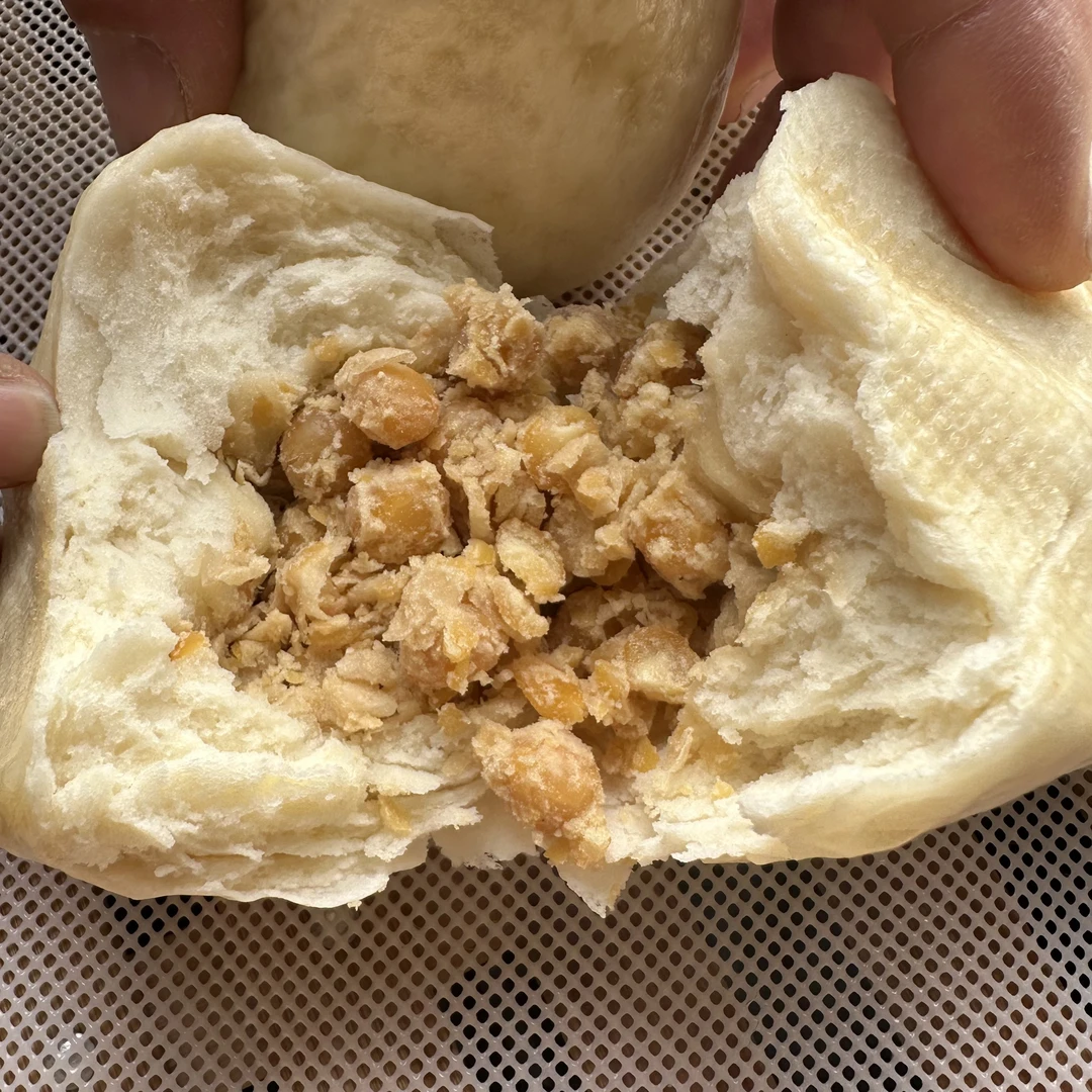 山东徐州纯手工白馒头豌豆黄纯碱馍面食豌豆包老面引子馒头