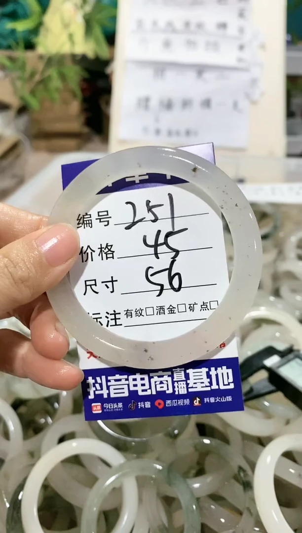 【闪购商品】石英质玉手镯未镶嵌251