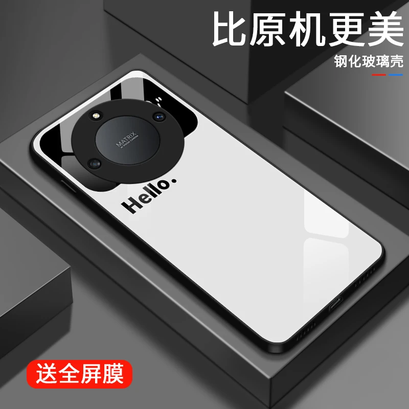 视窗微笑适用华为荣耀x40手机壳x40GT简约x40i潮牌荣耀x30男生x3