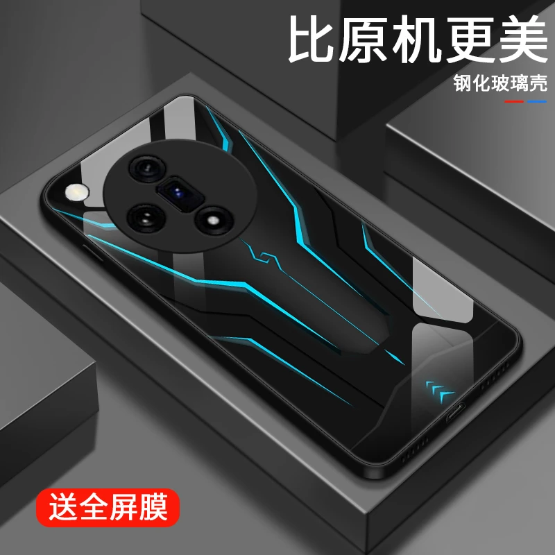 炫酷机甲适用OPPOFindX7手机壳FindX7Ultra女款高级感玻璃散热情