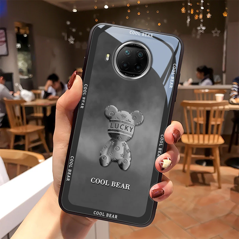 好运熊适用小米红米note9pro手机壳红米note9卡通高级女款note94G