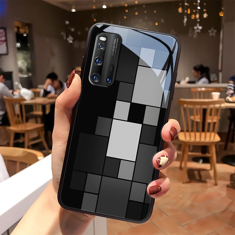 高级灰vivoiqoo3手机壳iqoo5保护套iqoo5pro玻璃质感个性新款男生