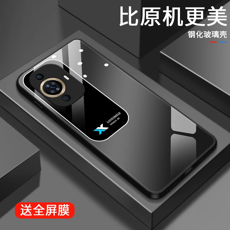 矩形视窗适用华为nova11手机壳nova11pro趣味简约男生限量nova11
