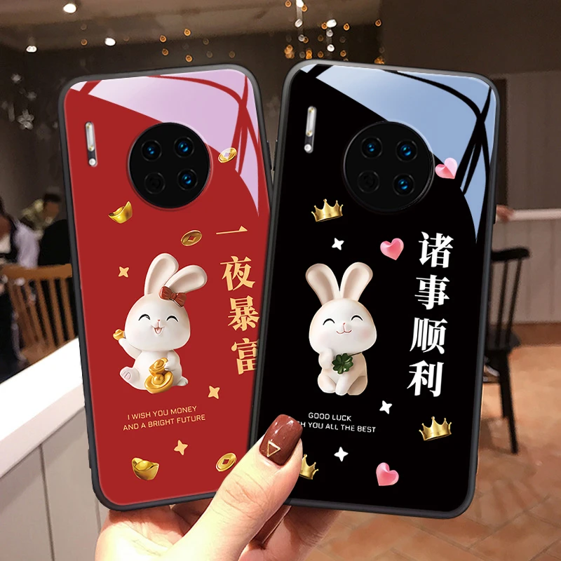 一夜暴富适用华为mate30手机壳mate30pro潮牌mate20男生女款高级