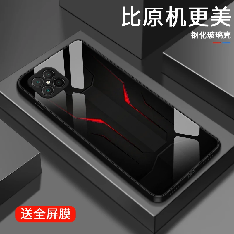 光影机甲适用华为荣耀play5活力版手机壳play5玻璃壳play5T活力版