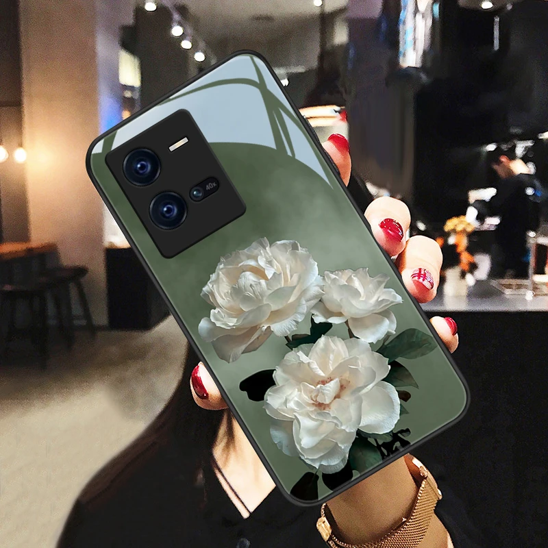 清香花适用vivoiqoo10手机壳IQOO10pro可爱创意iqoo9/pro保护套新