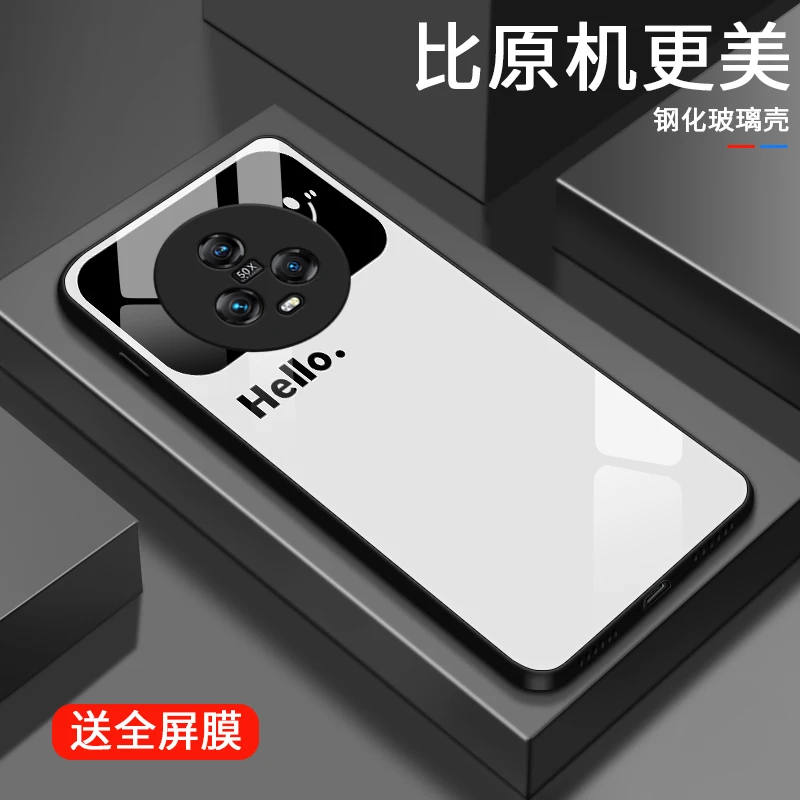 视窗微笑适用华为荣耀magic5手机壳荣耀Magic5pro个性男生流行保