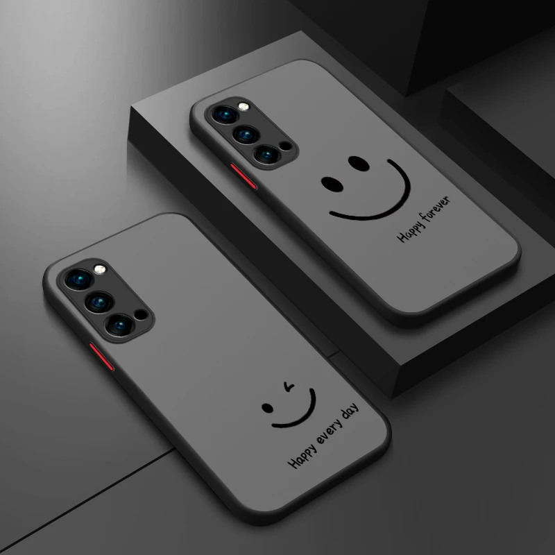 保持微笑opporeno4手机壳Reno4pro亲肤感Reno4se男女款透明高级保