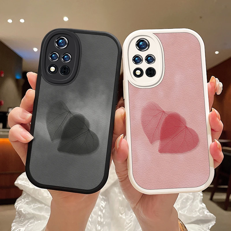 心相印适用华为荣耀v40手机壳V40轻奢版女款男潮v30保护套v30pro