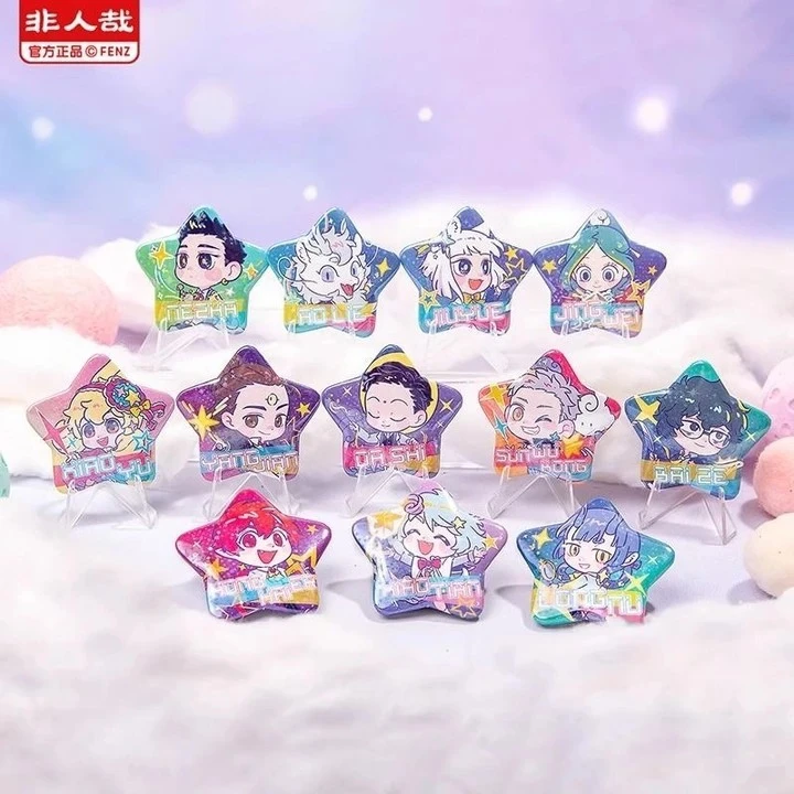 黏糊糊拆卡 非人哉星河璀璨系列徽章盲盒