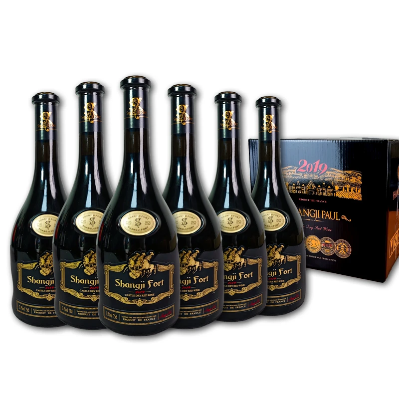 尚吉堡荣耀干红葡萄酒 13.5度 750ml*6  中国生产