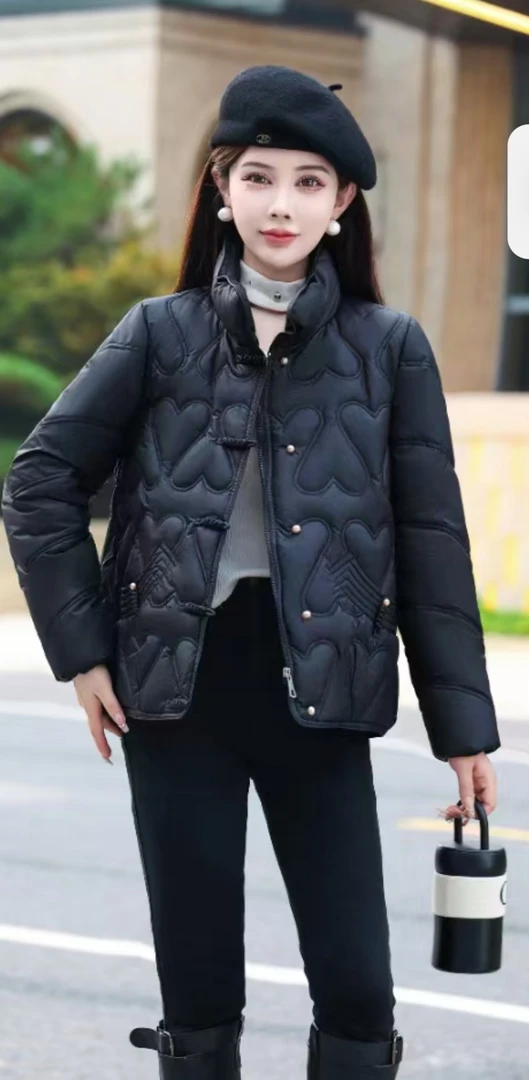 短款保暖长袖棉服棉衣小香风菱格休闲冬季秋冬显瘦百搭修身