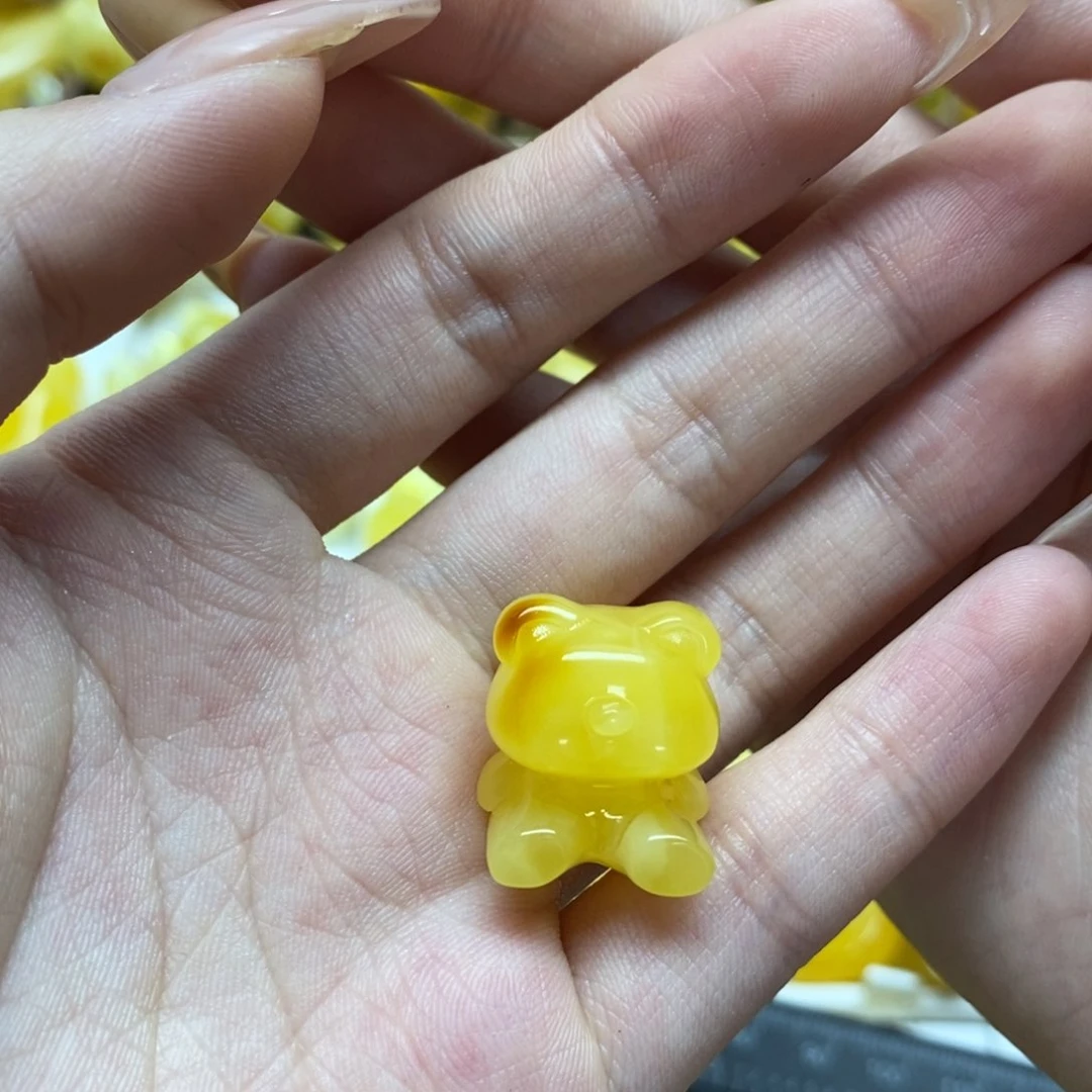 琥珀珠宝奇石未镶嵌心****明
