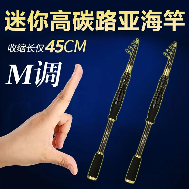 伸缩路亚竿【高碳】 直柄单杆可路亚 可路滑 海竿 抛竿