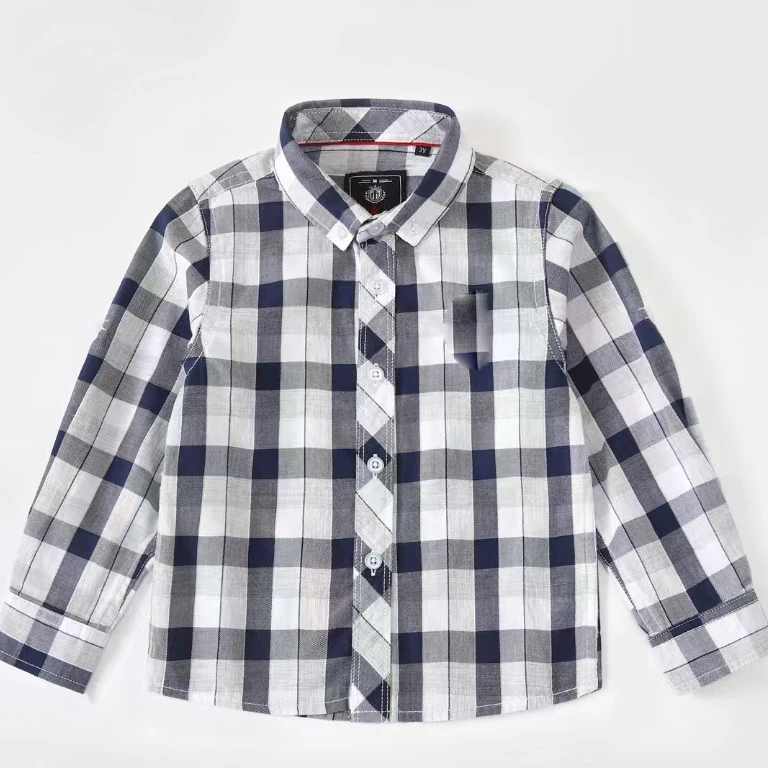 衬衫儿童百搭长袖男童时尚休闲春季经典