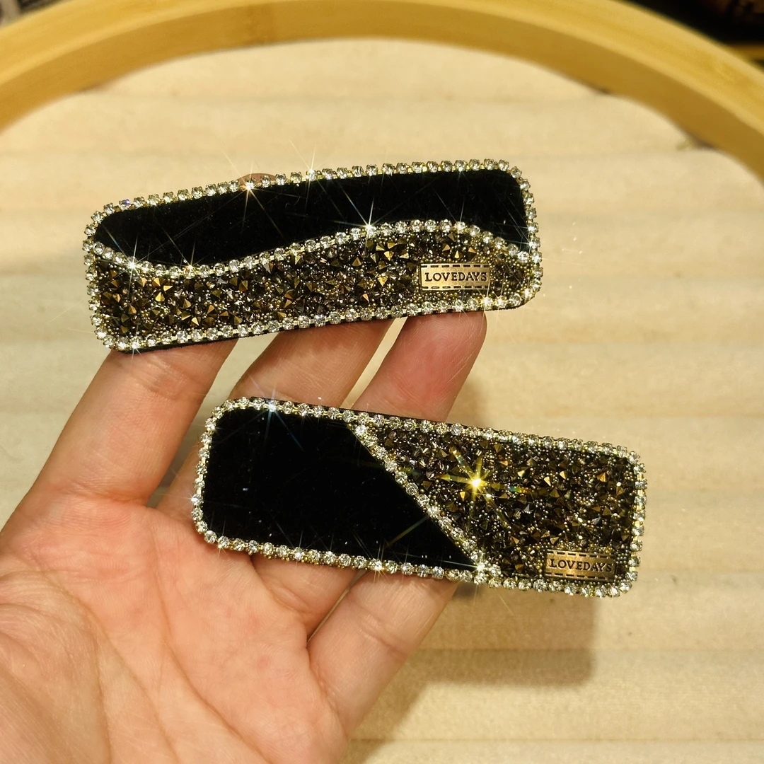 A04气质百搭发卡闪亮网红发夹刘海边夹BB夹2个