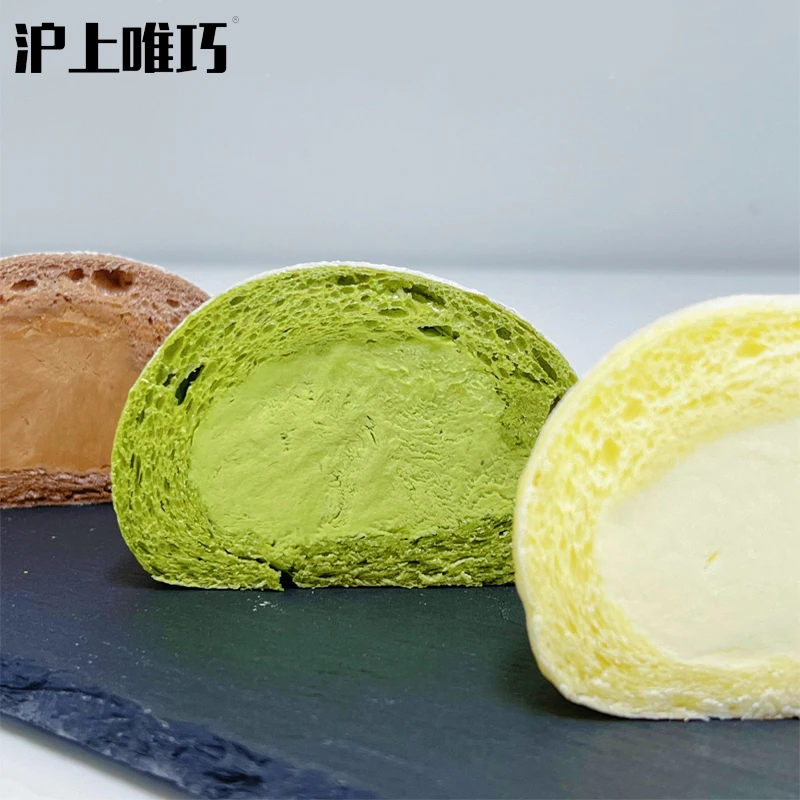 【沪上唯巧】爆浆冰面包芝士抹茶巧克力8盒装85g