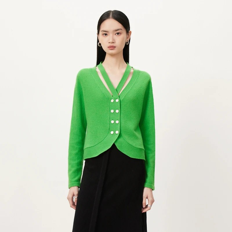 【商场同款】HPLY荷比俪秋季新款别样气质针织衫HMD35650018