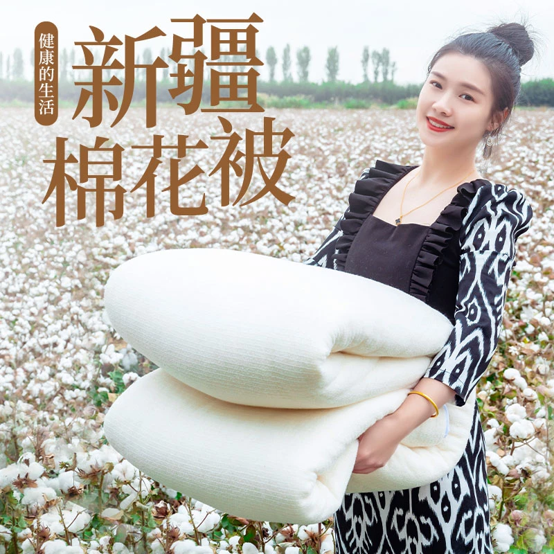 新疆直发手工加厚保暖棉花棉被被新疆棉被冬被加厚保暖8斤到10斤