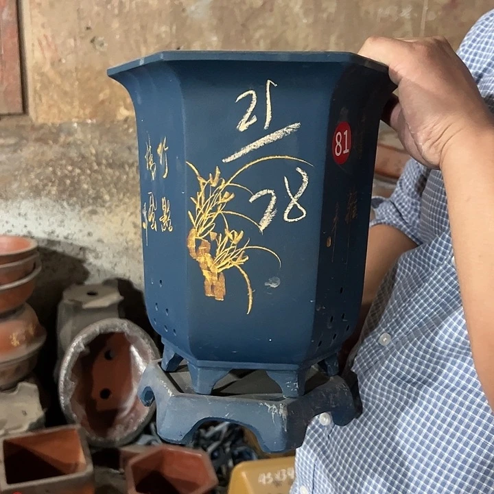 紫砂花盆紫砂花盆