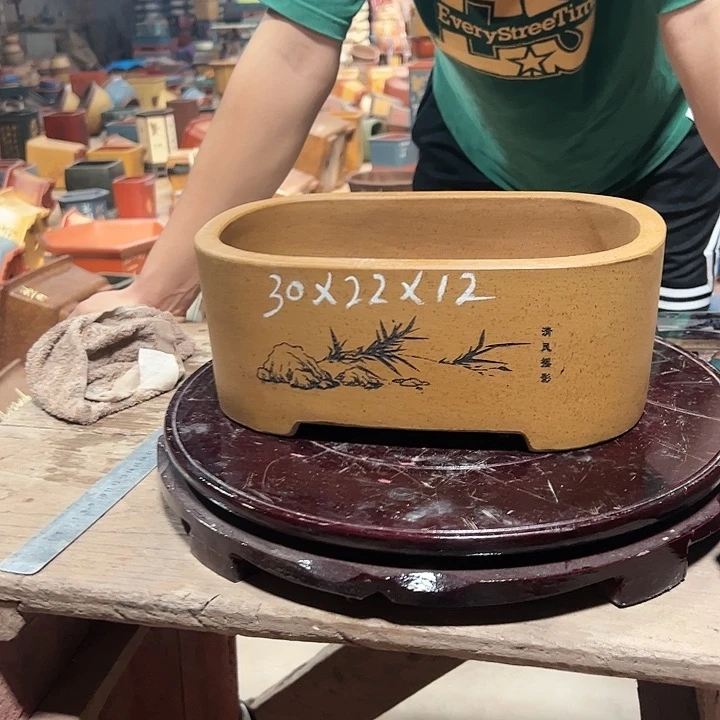 紫砂花盆紫砂花盆