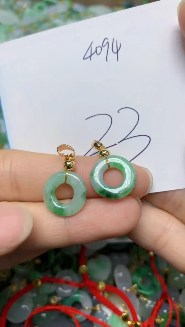 【闪购商品】翡翠挂件合金   天然翡翠A货