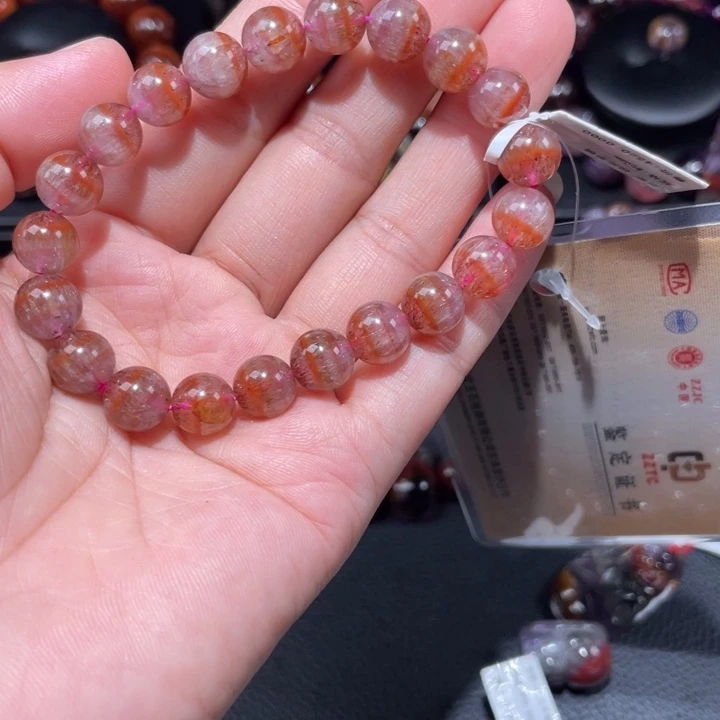 水晶手串未镶嵌极光手链