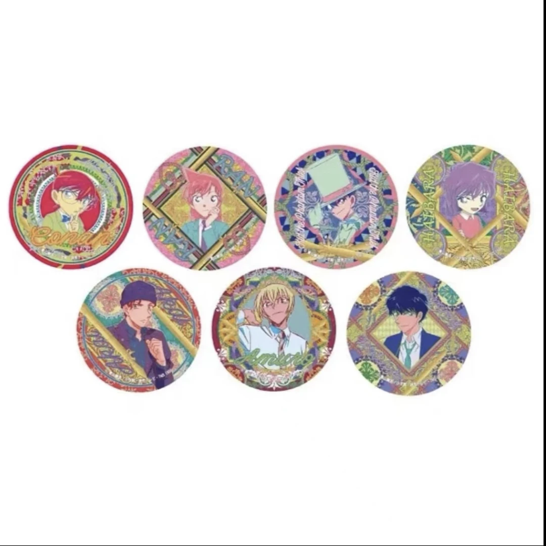 (日谷) 名侦探柯南 维多利亚复古风吧唧 邮票风收藏徽章盲盒