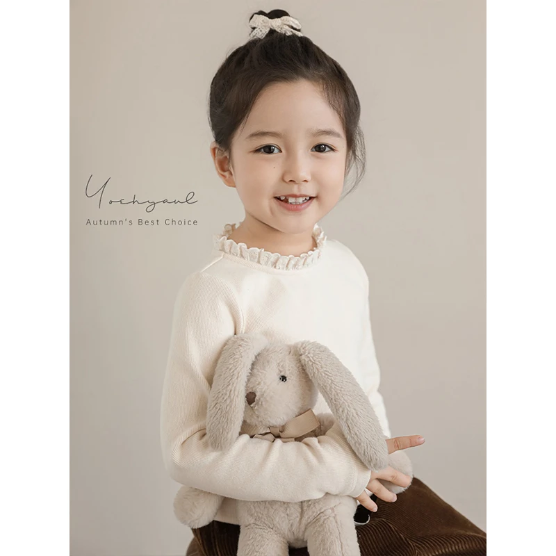 YOEHYAUL/幼悠针织衫女童打底套头弹力保暖冬季宝宝冬款童装D4034