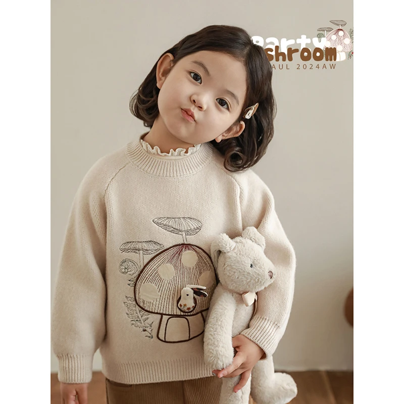 YOEHYAUL/幼悠幼悠 冬二波【森林来客】可爱甜美少女秋冬毛衣 D3741
