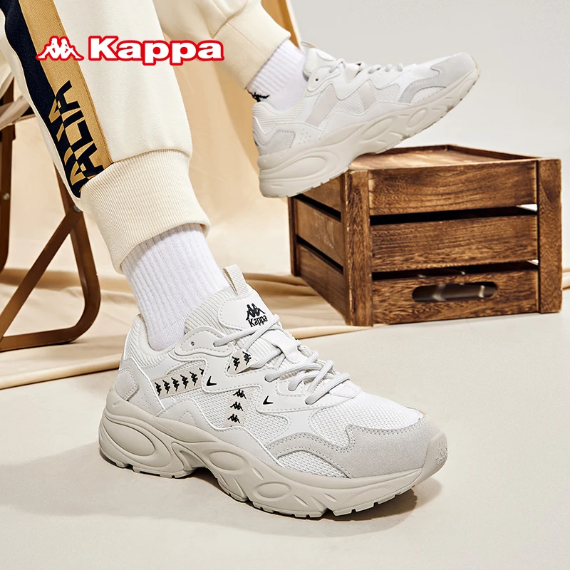 Kappa新品老爹鞋女鞋时尚百搭秋季轻便潮流跑鞋运动鞋K0DZ5MC24