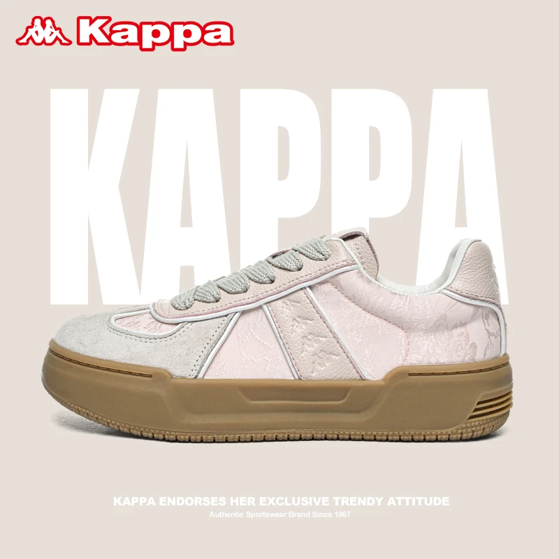 Kappa/卡帕德训鞋春季新款时尚百搭小板鞋女鞋厚底夏季透气鞋子