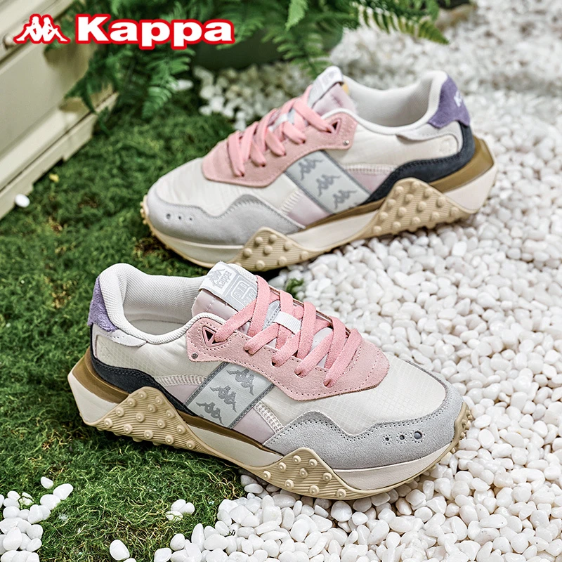 卡帕背靠背女鞋休闲跑步鞋秋季时尚百搭防滑潮流厚底运动老爹鞋子