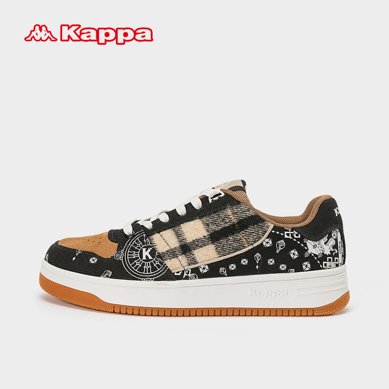 Kappa背靠背男鞋秋冬新款休闲鞋女时尚运动百搭板鞋子K0CY5CC03D