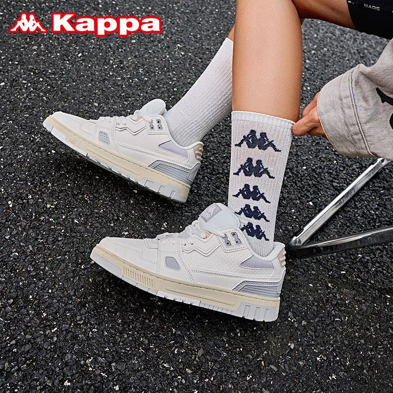 卡帕Kappa女鞋经典复古百搭潮流休闲情侣运动低帮板鞋K0DY5CS31D