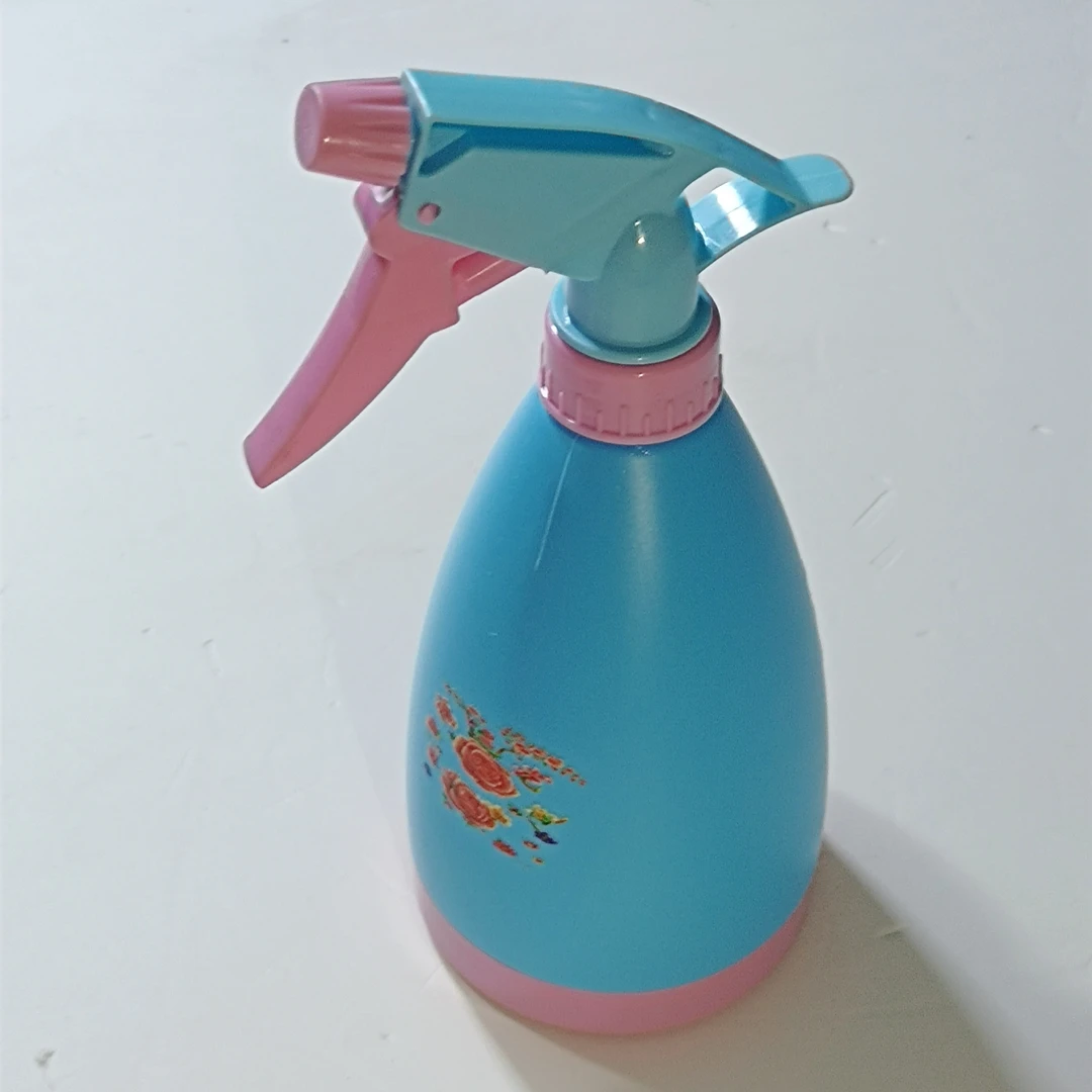 500ml糖果喷壶手压式喷水壶家用卫生间浇花小喷瓶 消毒喷壶 透明