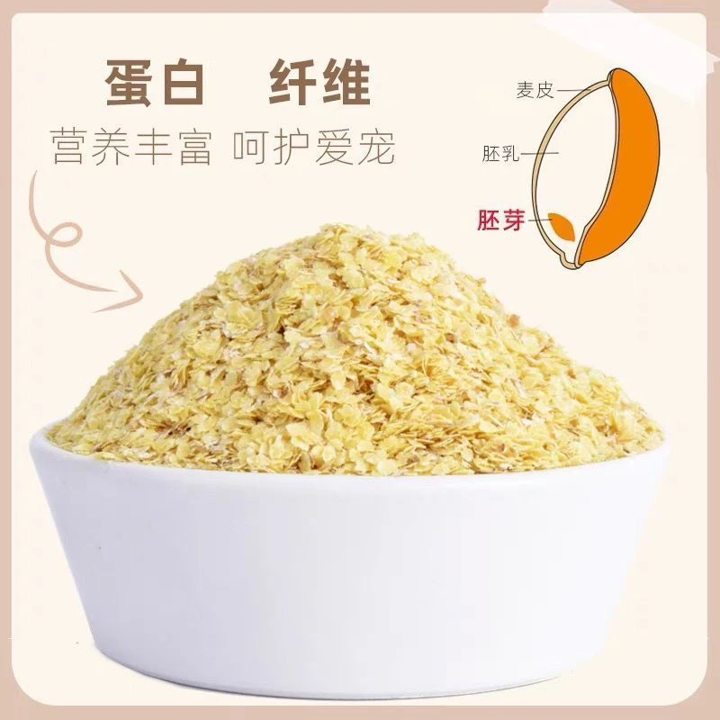 仓鼠零食小麦胚芽糊糊金丝熊花枝豚鼠蜜袋鼯拌粮熟营养食物丰富