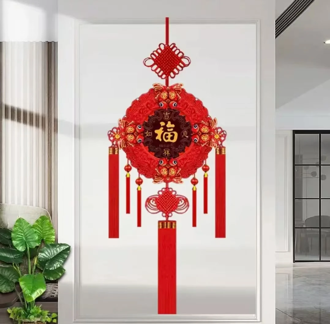 【特大】太阳花纯手工中国结百搭经典新房搬家饰品
